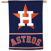 Wholesale-Houston Astros WORDMARK Vertical Flag 28" x 40"