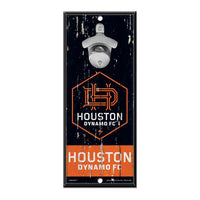 Wholesale-Houston Dynamo Bottle Opener Sign 5x11