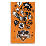 Wholesale-Houston Dynamo Burp Cloth 10" x 17"