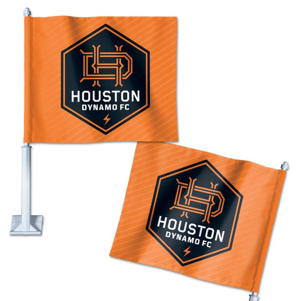 Wholesale-Houston Dynamo Car Flag 11.75" x 14"