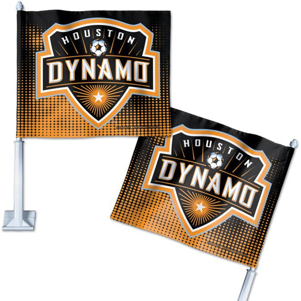 Wholesale-Houston Dynamo Car Flag 11.75" x 14"