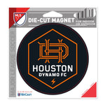 Wholesale-Houston Dynamo Die Cut Magnet 4.5" x 6"