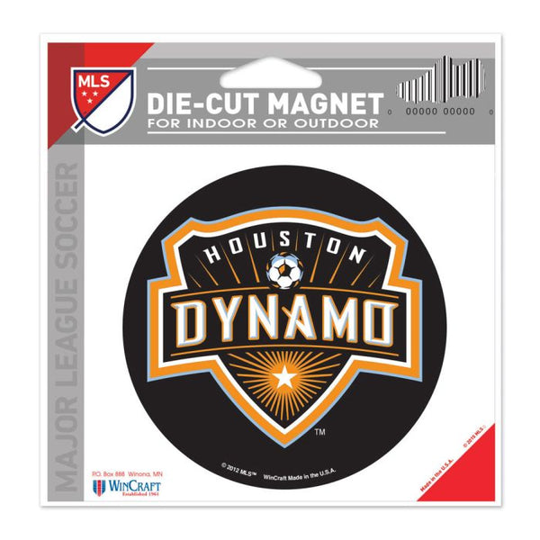 Wholesale-Houston Dynamo Die Cut Magnet 4.5" x 6"