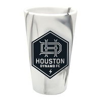 Wholesale-Houston Dynamo Fashion 16 oz Silicone Pint Glass