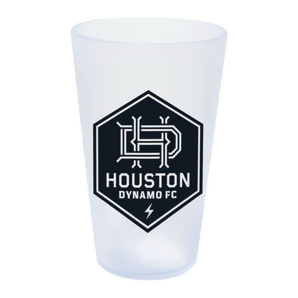 Wholesale-Houston Dynamo Icicle 16 oz Silicone Pint Glass