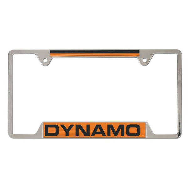 Wholesale-Houston Dynamo Inlaid Metal Lic Plt Frame 4 tab