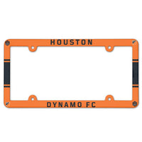 Wholesale-Houston Dynamo Lic Plate Frame Full Color