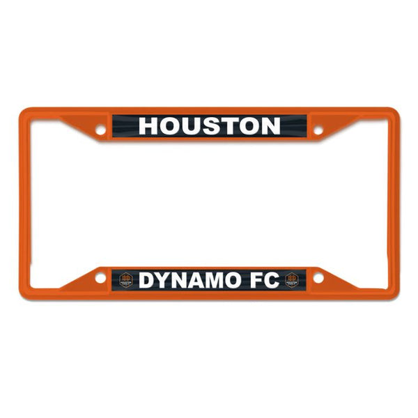 Wholesale-Houston Dynamo Lic Plt Frame S/S