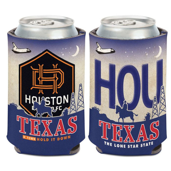 Wholesale-Houston Dynamo License Plate Can Cooler 12 oz.