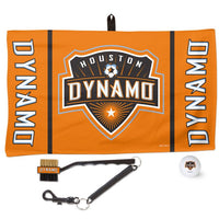 Wholesale-Houston Dynamo Logo / Wordmark Golf Waffle Towel Set