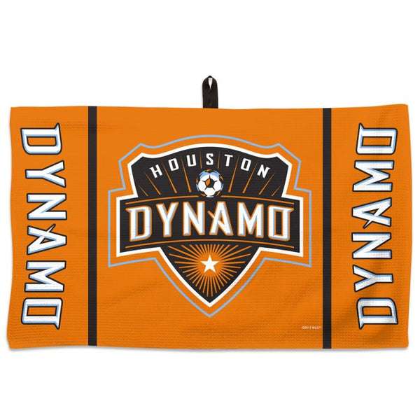 Wholesale-Houston Dynamo Logo / Wordmark Waffle Towel 14"x24"