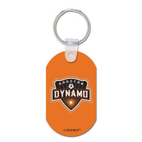 Wholesale-Houston Dynamo Metal Key Ring - Aluminum