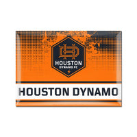 Wholesale-Houston Dynamo Metal Magnet 2.5" x 3.5"