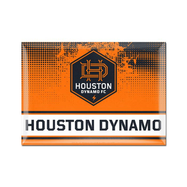 Wholesale-Houston Dynamo Metal Magnet 2.5" x 3.5"