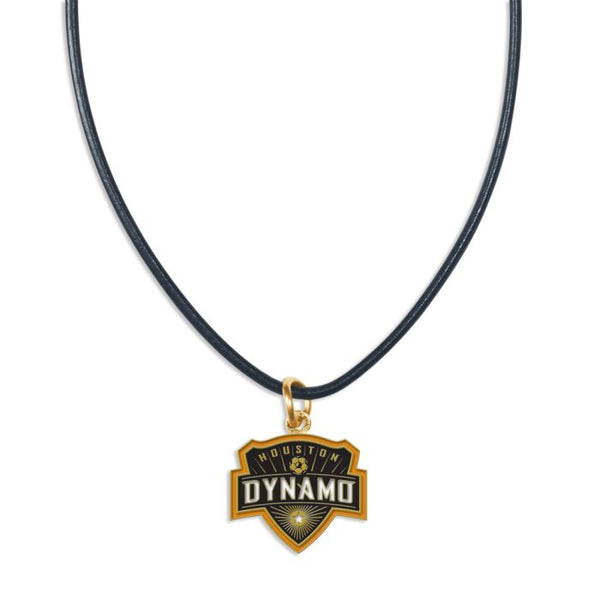 Wholesale-Houston Dynamo Necklace w/Leather