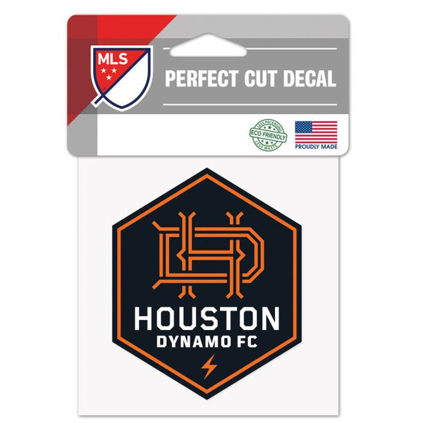 Wholesale-Houston Dynamo Perfect Cut Color Decal 4" x 4"