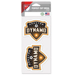 Wholesale-Houston Dynamo Perfect Cut Decal set of two 4"x4"