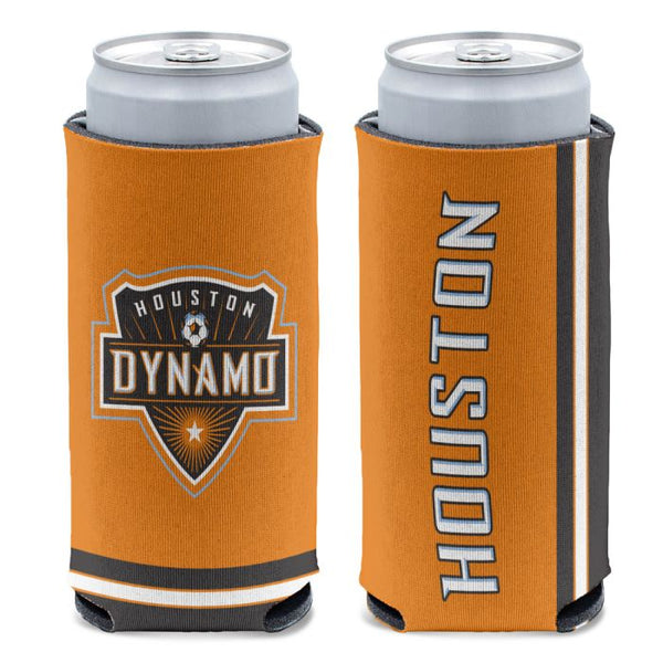 Wholesale-Houston Dynamo Primary Logo 12 oz Slim Can Cooler