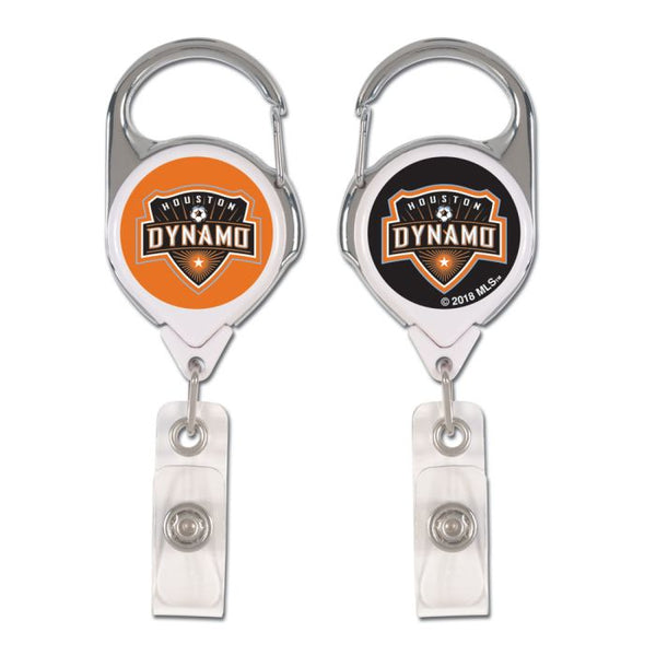 Wholesale-Houston Dynamo Retrct 2S Prem Badge Holders