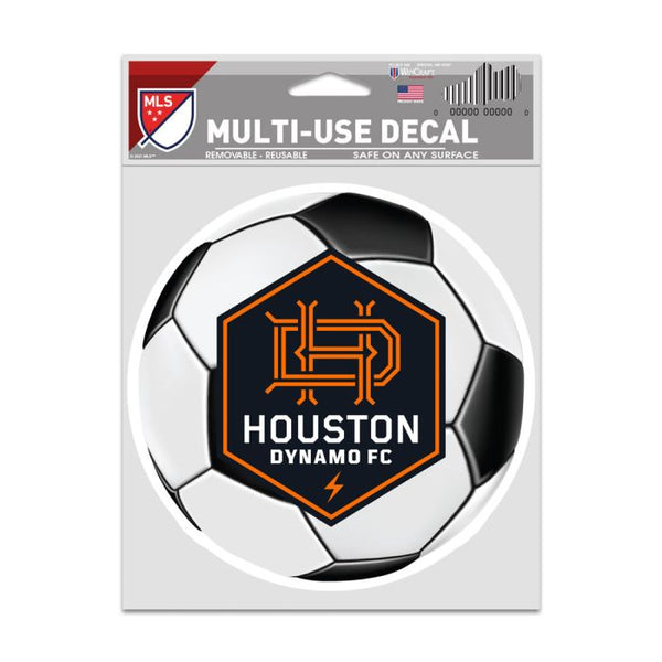 Wholesale-Houston Dynamo SOCCER BALL Fan Decals 3.75" x 5"