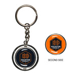 Wholesale-Houston Dynamo Spinner Key Ring