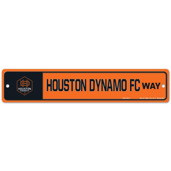 Wholesale-Houston Dynamo Street / Zone Sign 3.75" x 19"