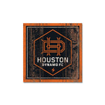 Wholesale-Houston Dynamo Wooden Magnet 3" X 3"