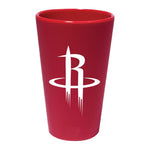 Wholesale-Houston Rockets Color 16 oz Silicone Pint Glass