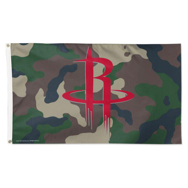 Wholesale-Houston Rockets camo Flag - Deluxe 3' X 5'