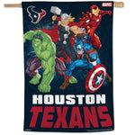 Wholesale-Houston Texans / Marvel (C) 2021 Marvel Vertical Flag 28" x 40"