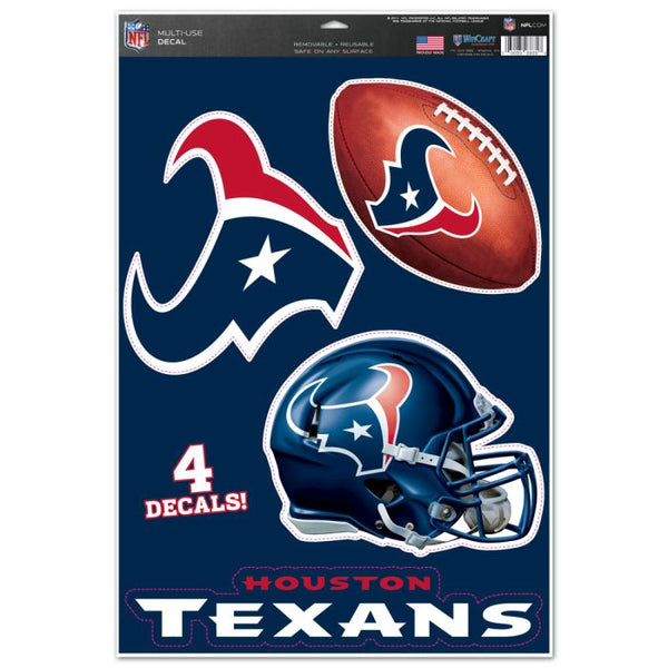 Wholesale-Houston Texans Multi-Use Decal 11" x 17"