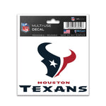 Wholesale-Houston Texans Multi-Use Decal 3" x 4"