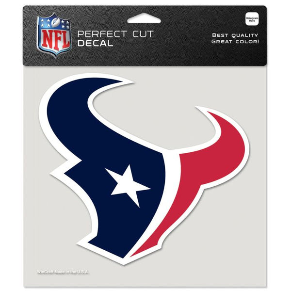 Wholesale-Houston Texans Perfect Cut Color Decal 8" x 8"