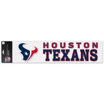 Wholesale-Houston Texans Perfect Cut Decals 4" x 17"