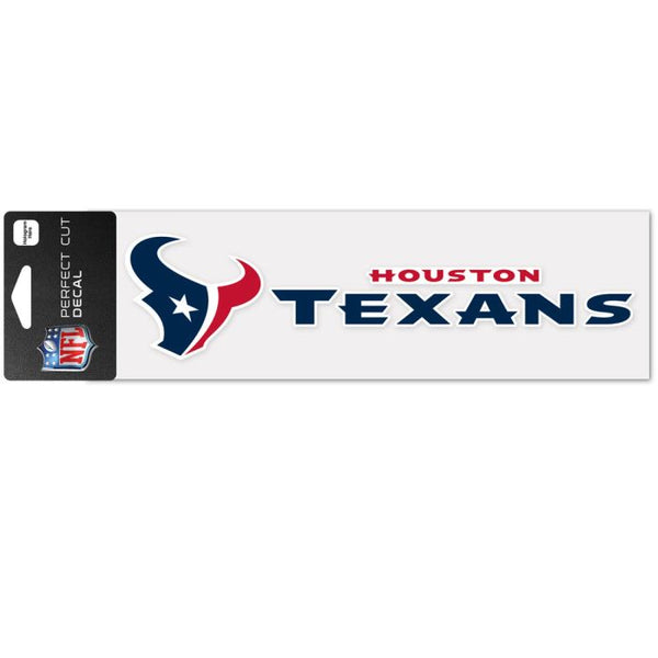 Wholesale-Houston Texans Wordmark Design Perfect Cut Decals 3" x 10"