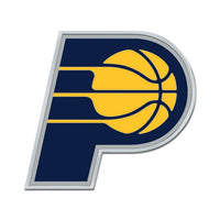 Wholesale-Indiana Pacers Colored Chrome Free Form Auto Emblem