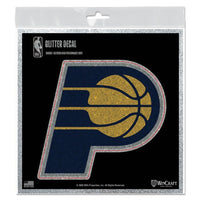 Wholesale-Indiana Pacers Decal Glitter 6" x 6"