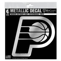 Wholesale-Indiana Pacers Decal Metallic 6" x 6"