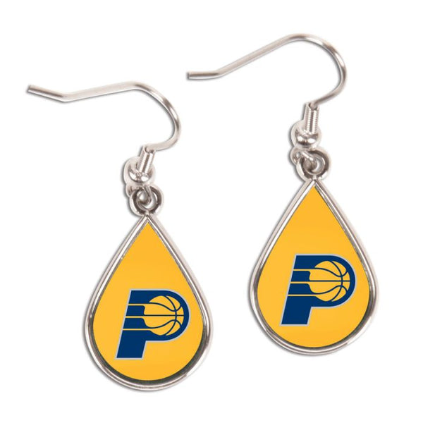 Wholesale-Indiana Pacers Earrings Jewelry Carded Tear Drop