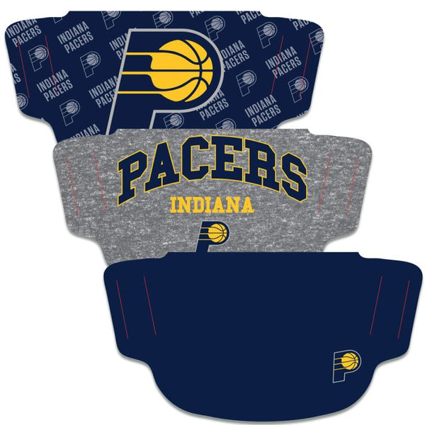 Wholesale-Indiana Pacers Fan Mask Face Cover 3 Pack