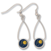 Wholesale-Indiana Pacers French Loop Earrings Jewelry Card