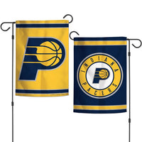 Wholesale-Indiana Pacers Garden Flags 2 sided 12.5" x 18"