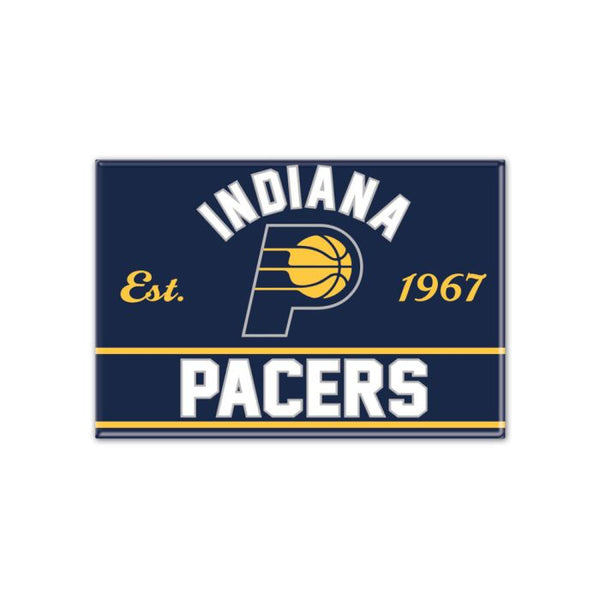 Wholesale-Indiana Pacers Metal Magnet 2.5" x 3.5"