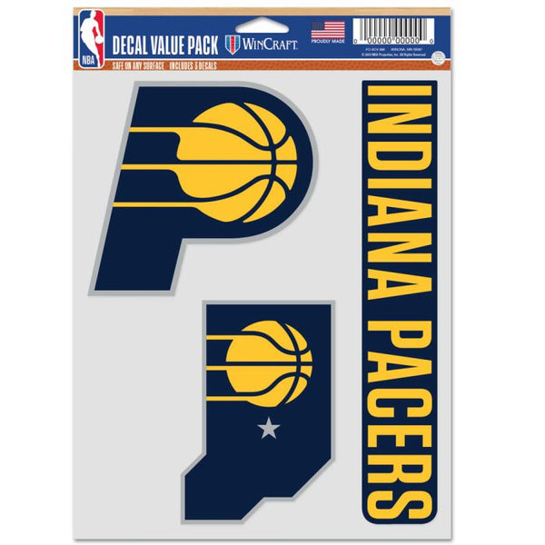 Wholesale-Indiana Pacers Multi Use 3 Fan Pack