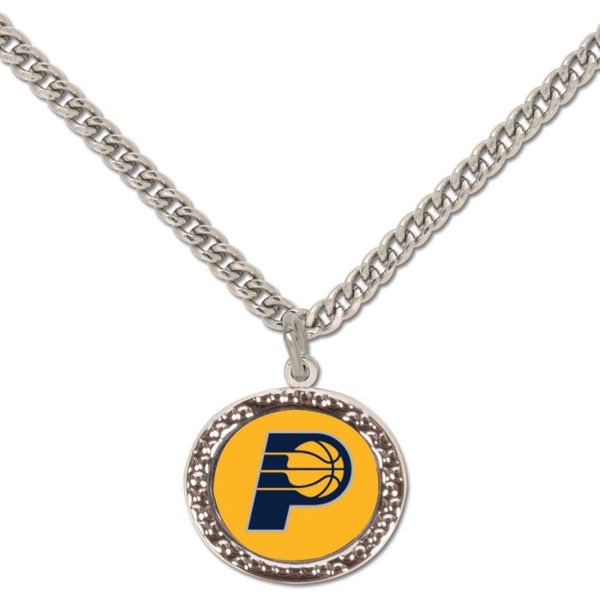 Wholesale-Indiana Pacers Necklace w/Charm Jewelry Card