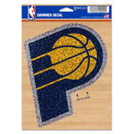 Wholesale-Indiana Pacers Shimmer Decals 5" x 7"