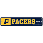 Wholesale-Indiana Pacers Street / Zone Sign 3.75" X 19"