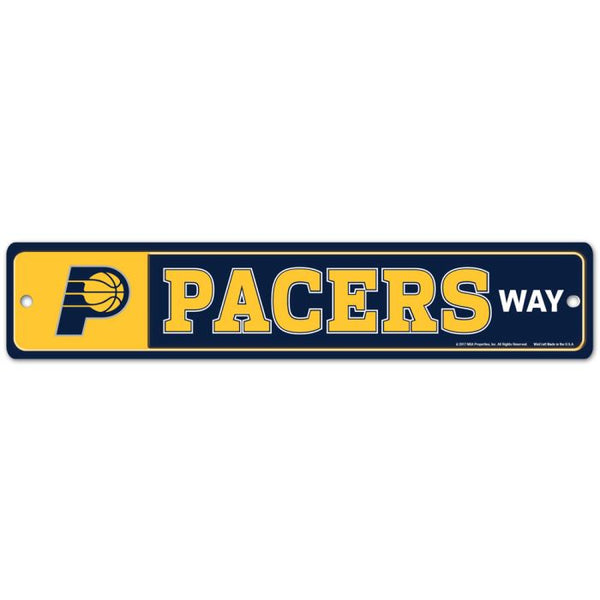 Wholesale-Indiana Pacers Street / Zone Sign 3.75" X 19"