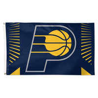 Wholesale-Indiana Pacers VERTICAL STRIPES Flag - Deluxe 3' X 5'