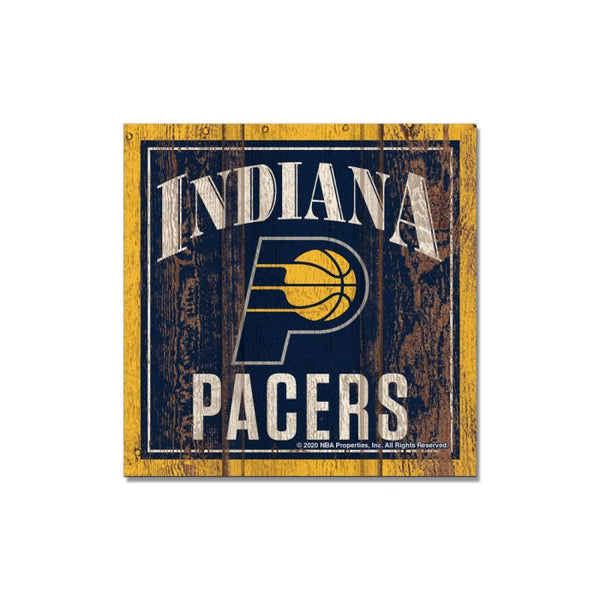 Wholesale-Indiana Pacers Wooden Magnet 3" X 3"